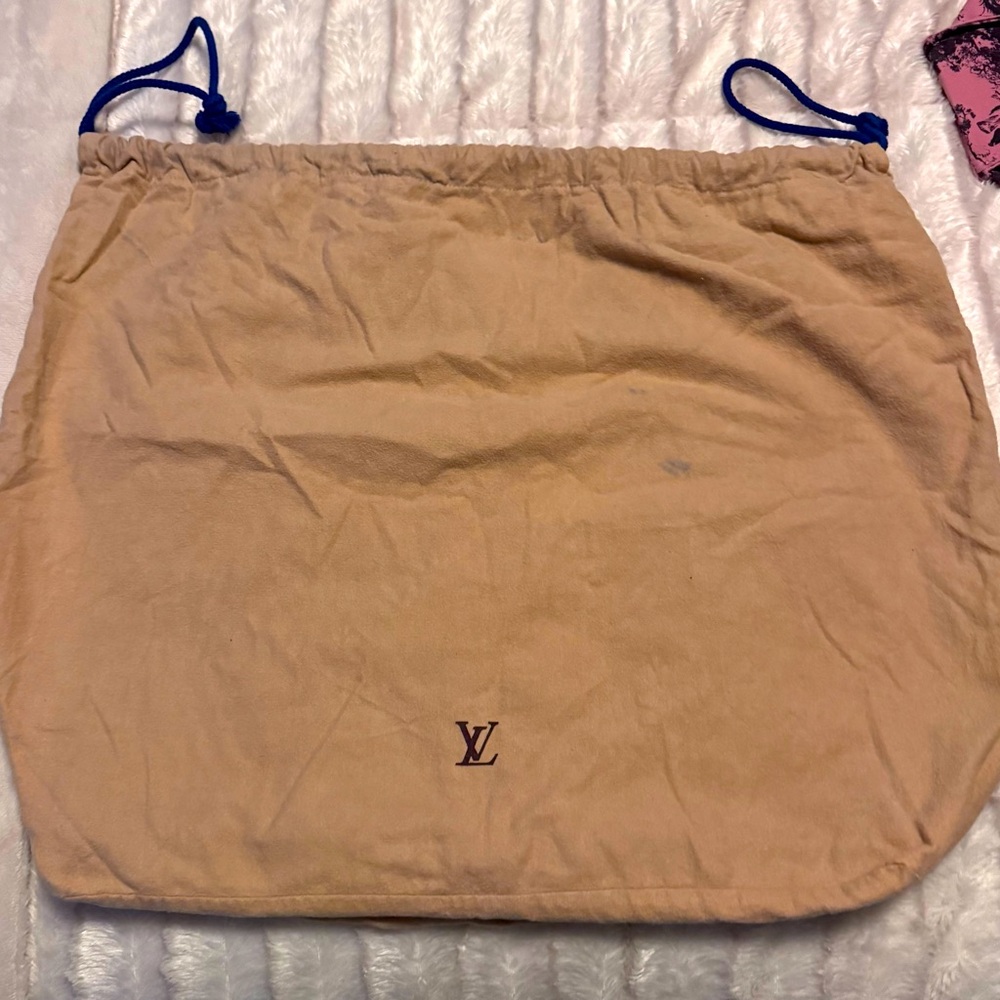 Louis Vuitton Tan Drawstring Dust Bag